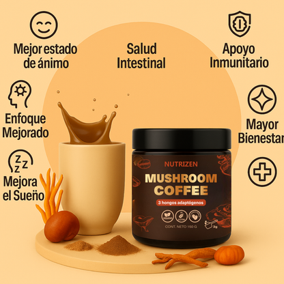 MUSHROOM COFFE - CAFÉ CON HONGOS ADAPTOGENOS