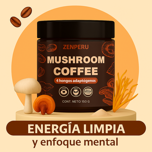 MUSHROOM COFFE - CAFÉ CON HONGOS ADAPTOGENOS
